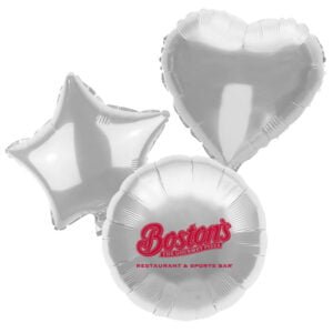 GLOBO ALUMINIO BLANCO