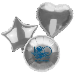 GLOBO ALUMINIO PLATA