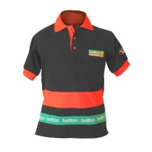 PLP11 con dos aplicaciones en cuerpo combinación en cuello y puños