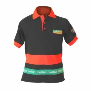 PLP11 con dos aplicaciones en cuerpo combinación en cuello y puños