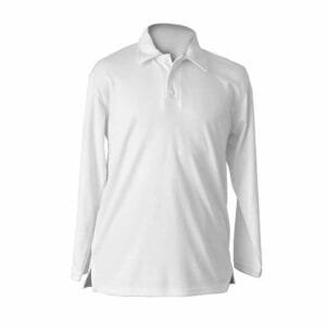 PLP04 Playera Tipo Polo manga larga de un solo tono