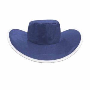 Sombrero Plegable Forro Cartera Azul